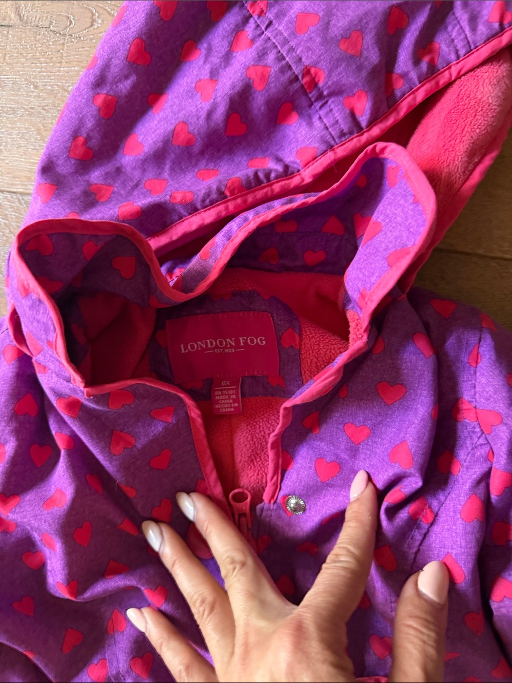 Girls Mixed Jackets Bundle - Pink, Magenta, Green, Leopard - Picture 6 of 8